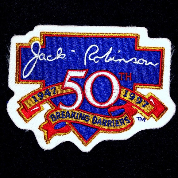 Jackie Robinson 50th Anniversary Patch 1947-1997
